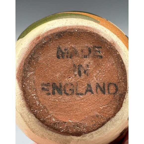 Vtg Ceramic Pitcher Creamer Torquay Many Friends Few Helpers" Made In England - Picture 6 of 7